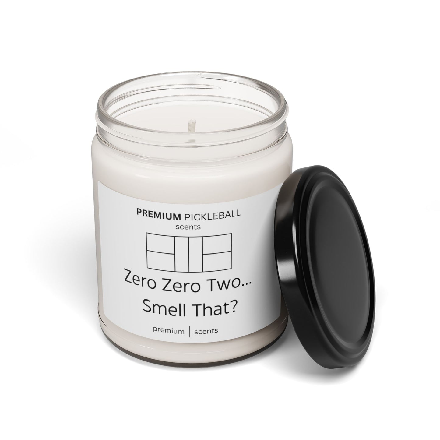 Zero Zero Two... Smell That? Soy Pickleball Candle, 9oz