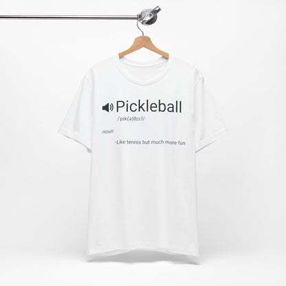 Pickleball Funny Definition