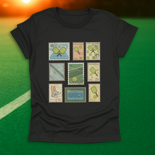 Pickleball Stamps T-Shirt