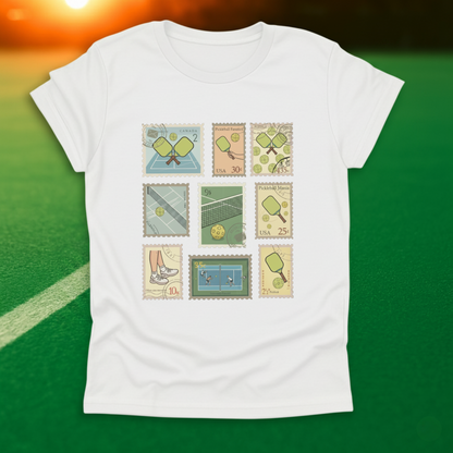 Pickleball Stamps T-Shirt