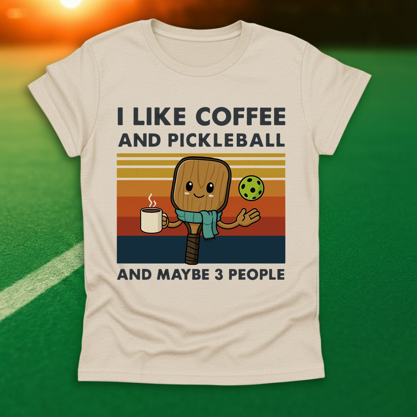 I Like Coffee And Pickleball T-Shirt