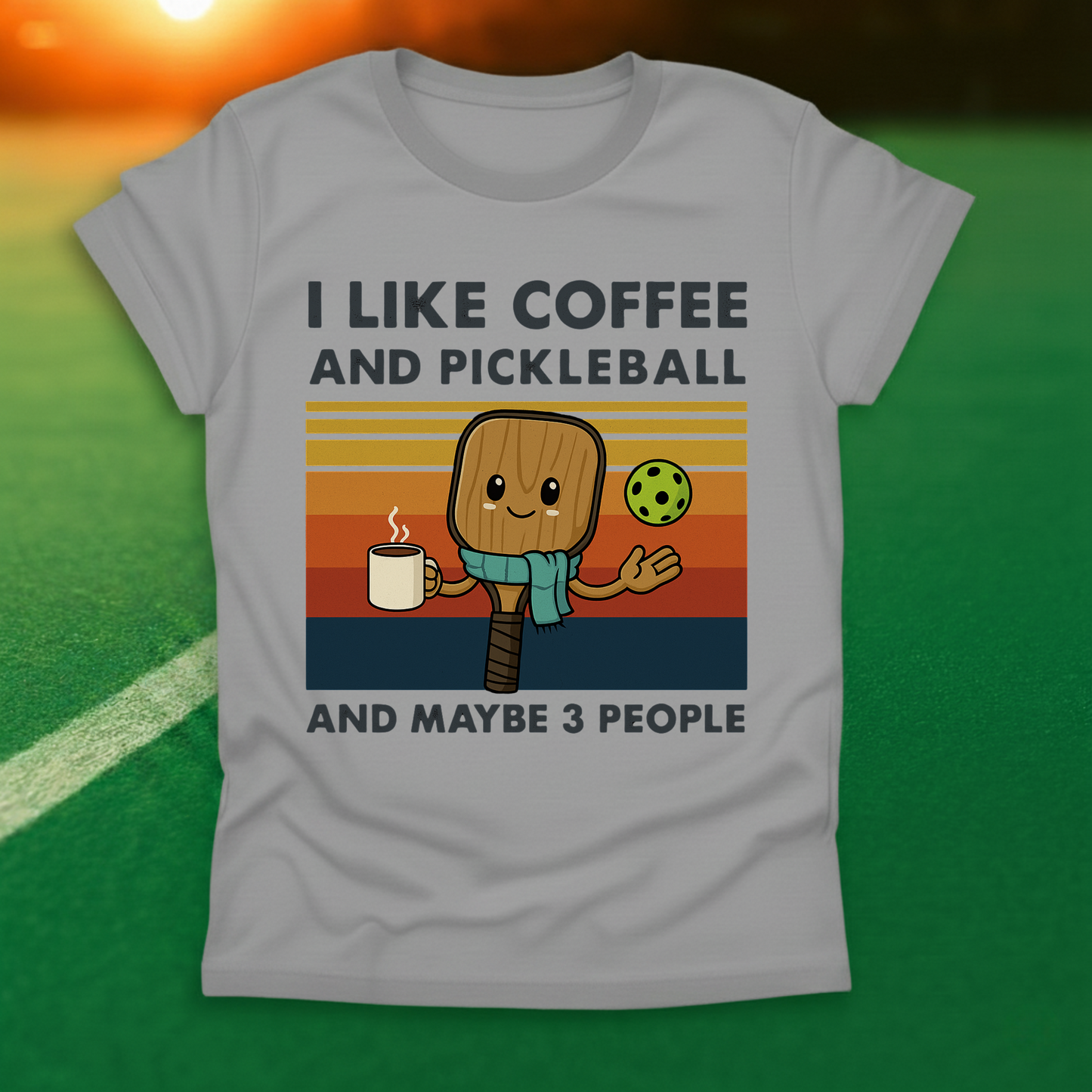 I Like Coffee And Pickleball T-Shirt