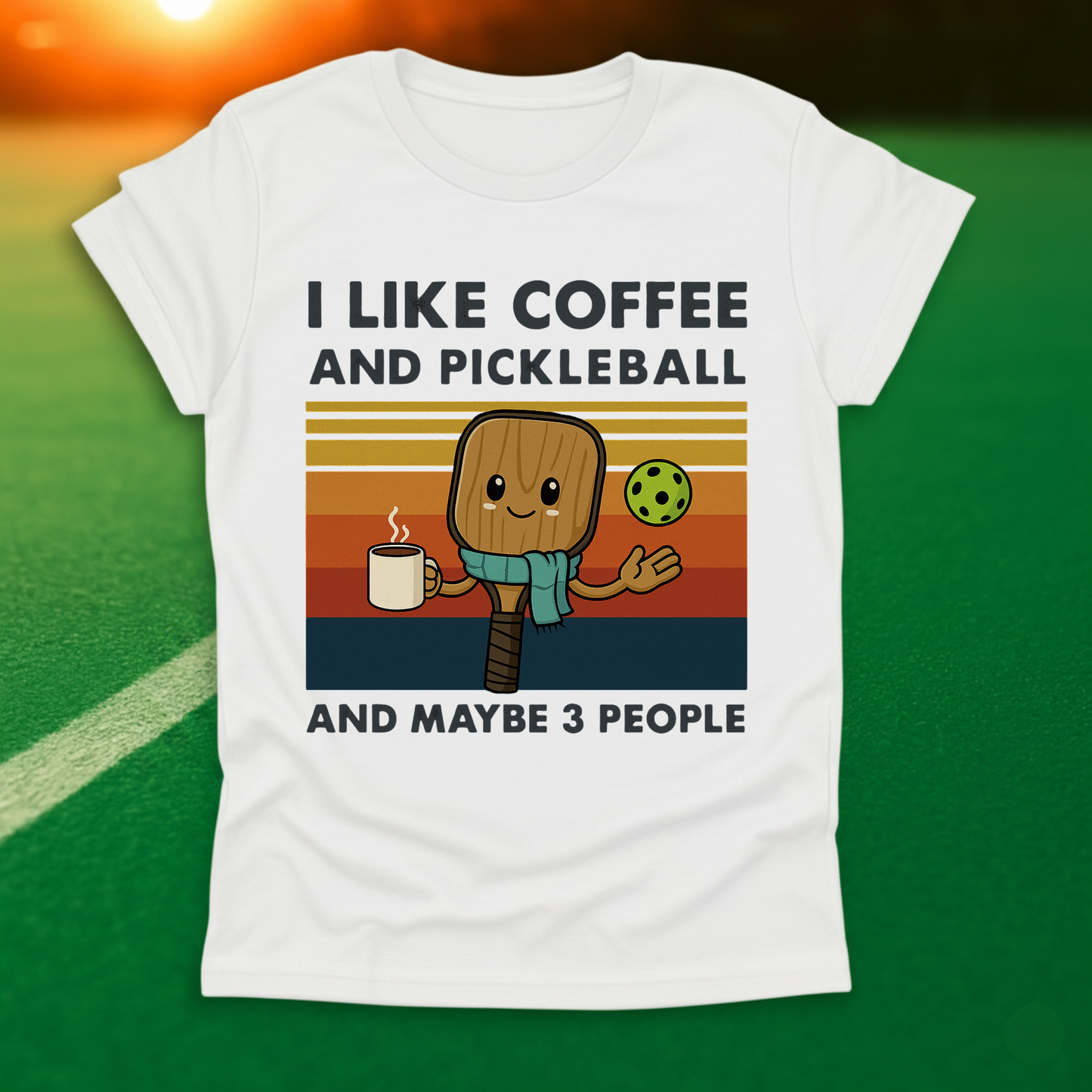 I Like Coffee And Pickleball T-Shirt