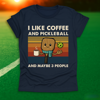 I Like Coffee And Pickleball T-Shirt