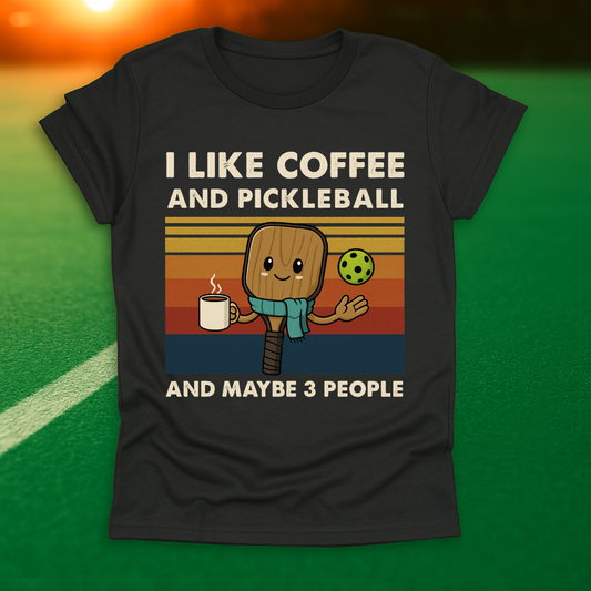 I Like Coffee And Pickleball T-Shirt