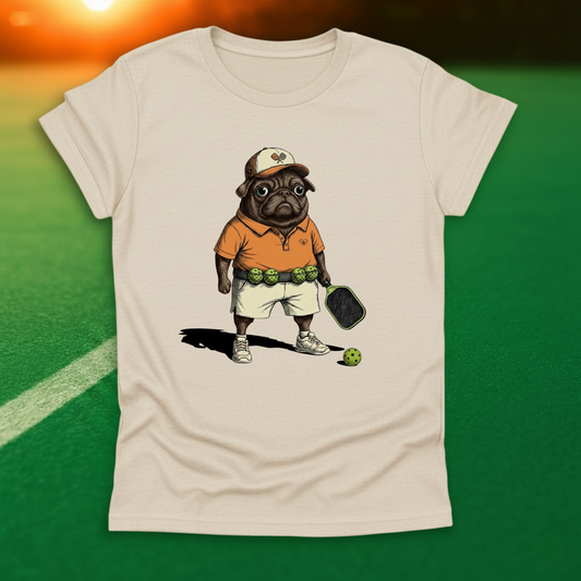 Pug Pickleball T-Shirt