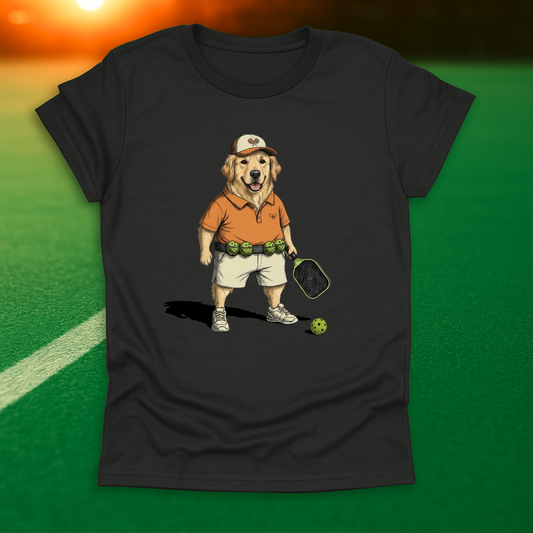Golden Retriever Pickleball T-Shirt