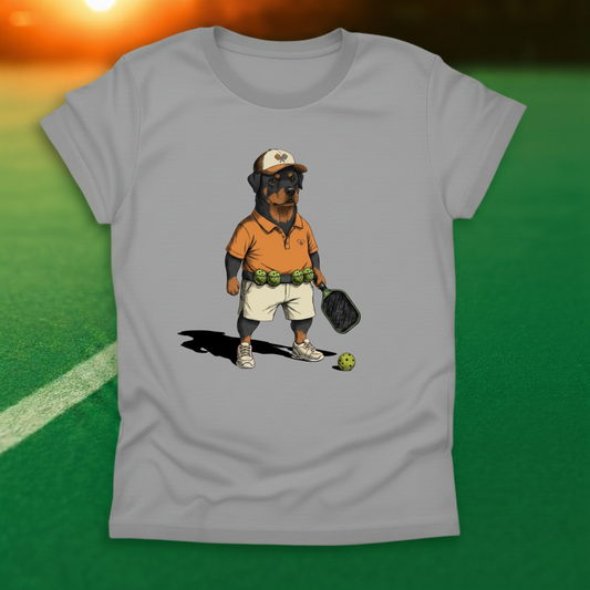 Rottweiler Pickleball T-Shirt