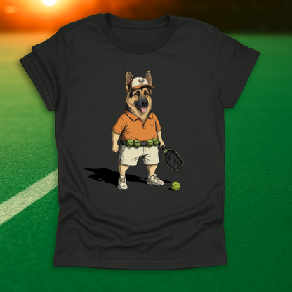 German Shepherd Pickleball T-Shirt