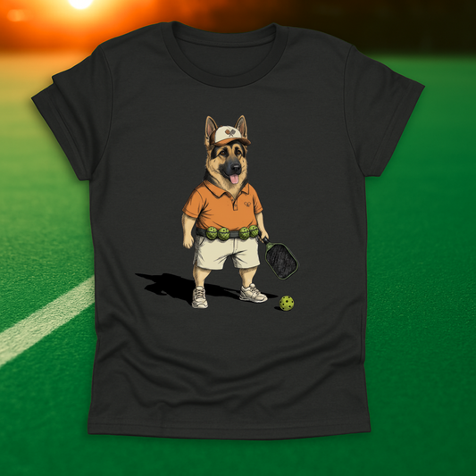 German Shepherd Pickleball T-Shirt