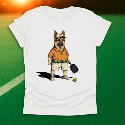 German Shepherd Pickleball T-Shirt