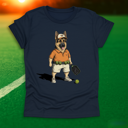 German Shepherd Pickleball T-Shirt