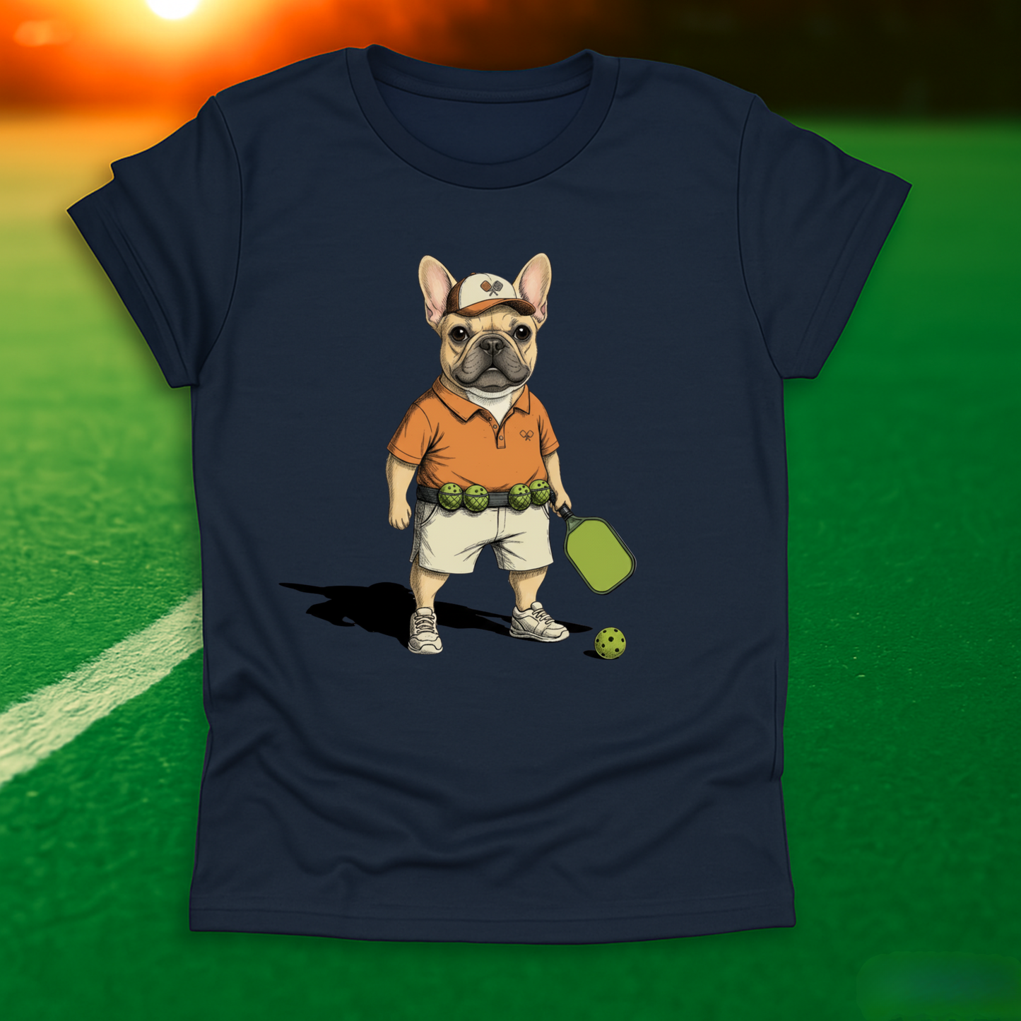 French Bulldog Pickleball T-Shirt