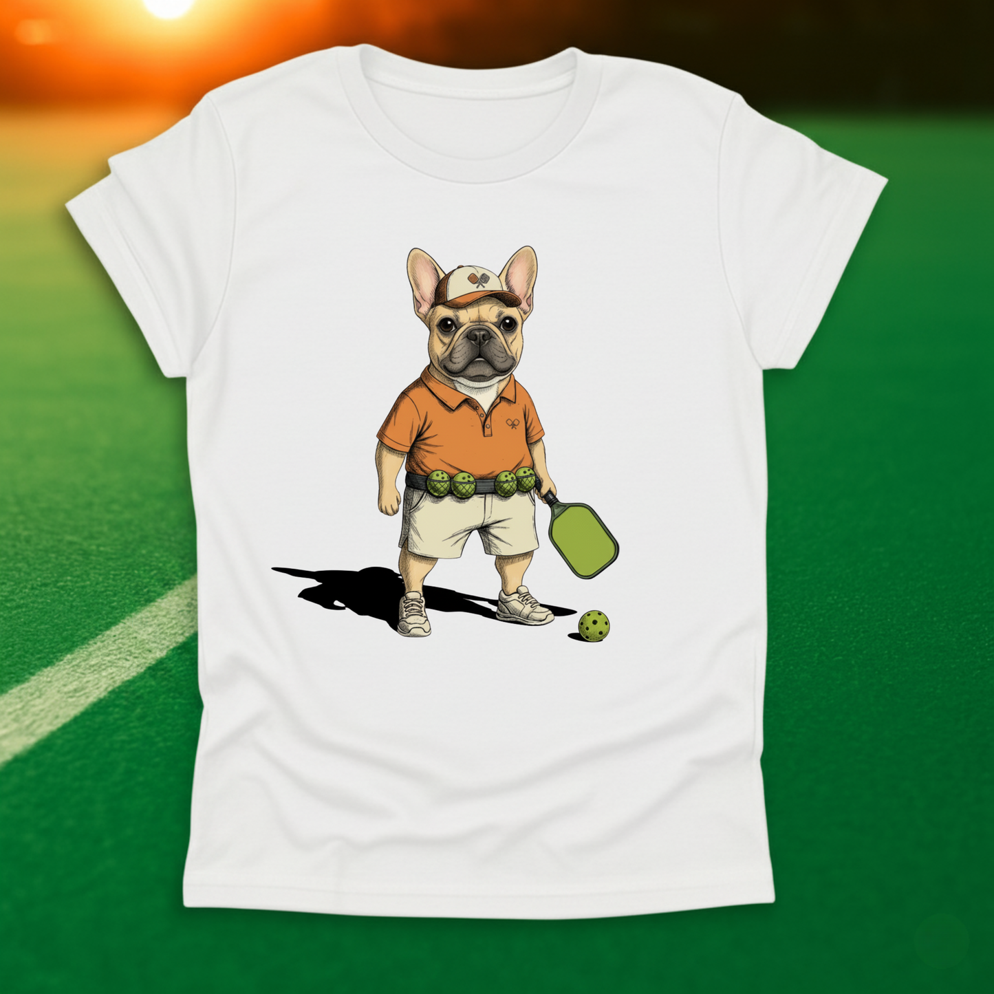 French Bulldog Pickleball T-Shirt