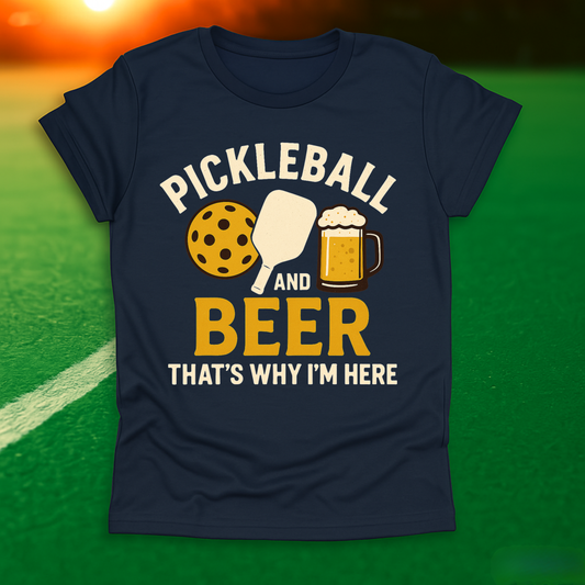 Pickleball And Beer T-Shirt