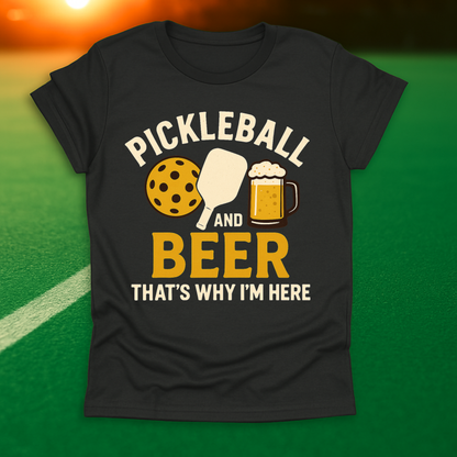 Pickleball And Beer T-Shirt