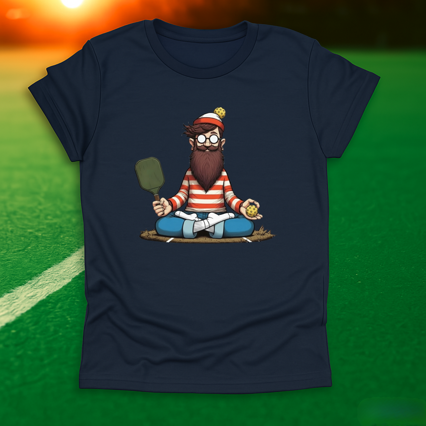 Meditation Pickleball T-Shirt