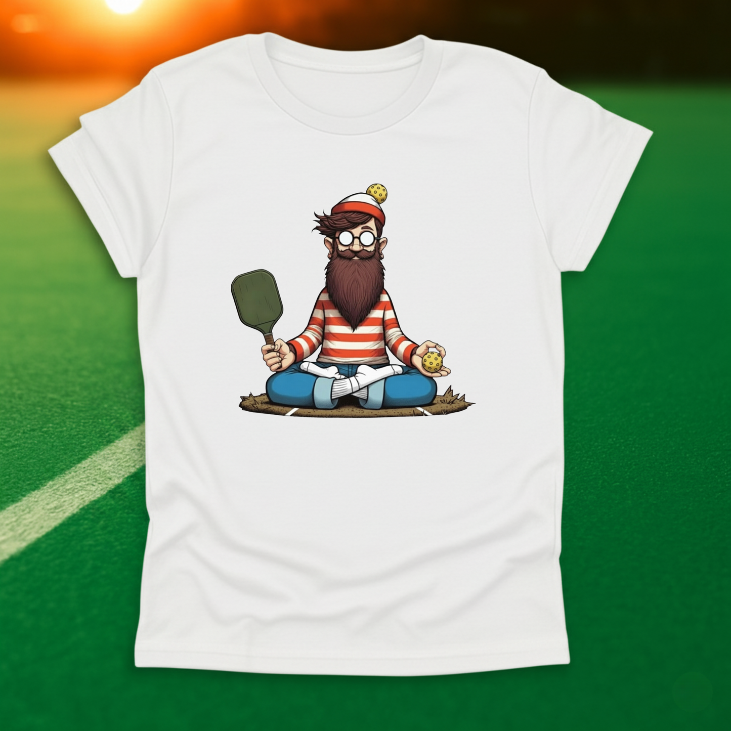 Meditation Pickleball T-Shirt