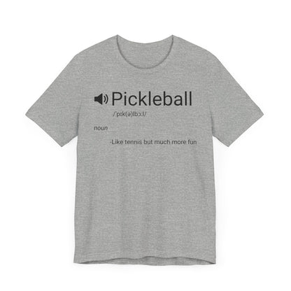 Pickleball Funny Definition