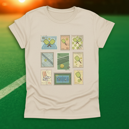 Pickleball Stamps T-Shirt