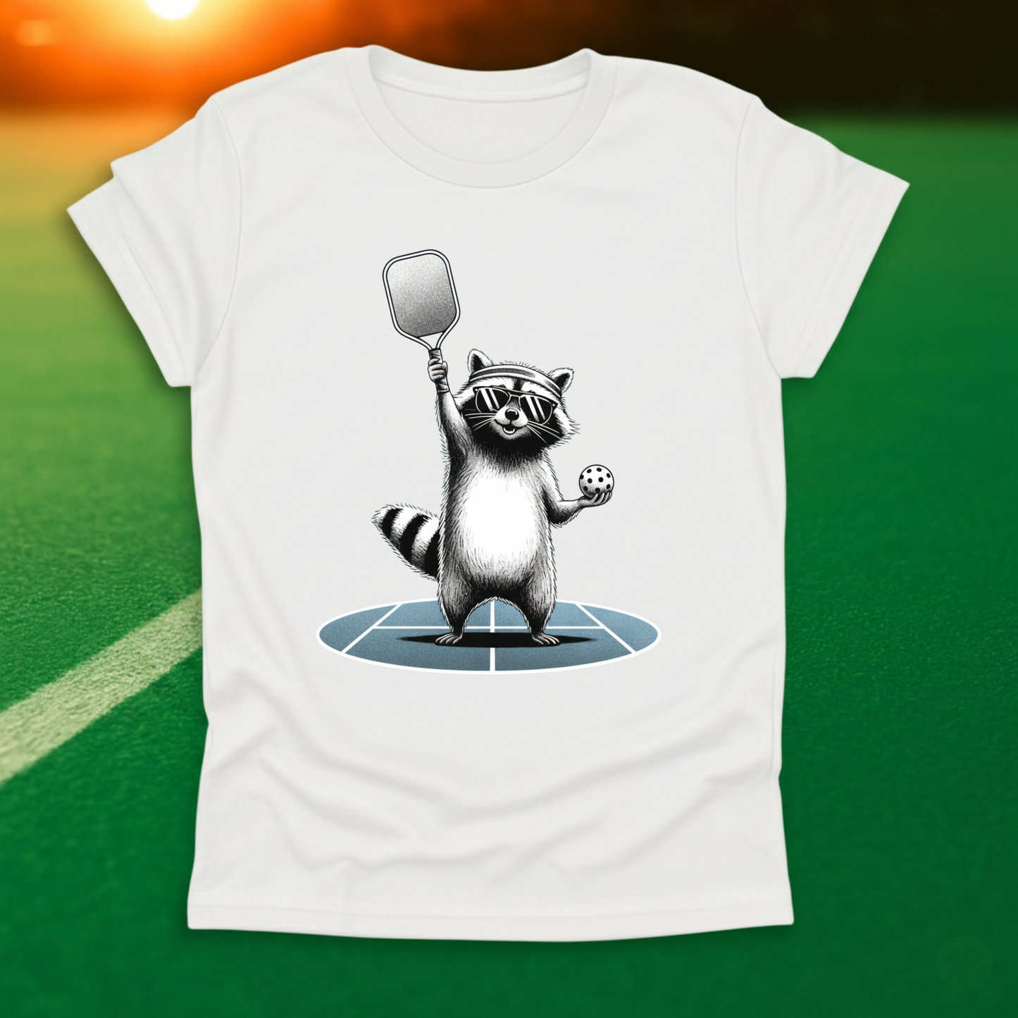 Raccoon Pickleball T-Shirt