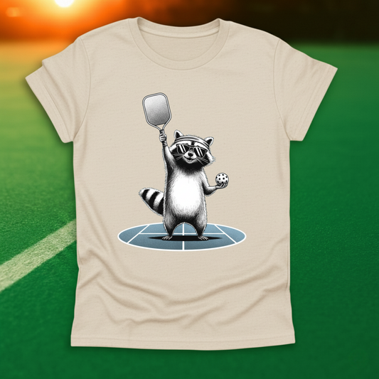 Raccoon Pickleball T-Shirt